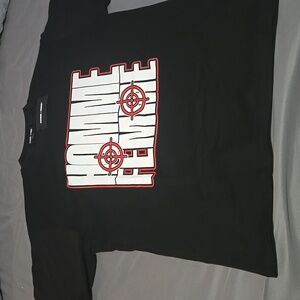 Mozzy Homme Femme, XLarge, Black tshirt. logos on front n backf